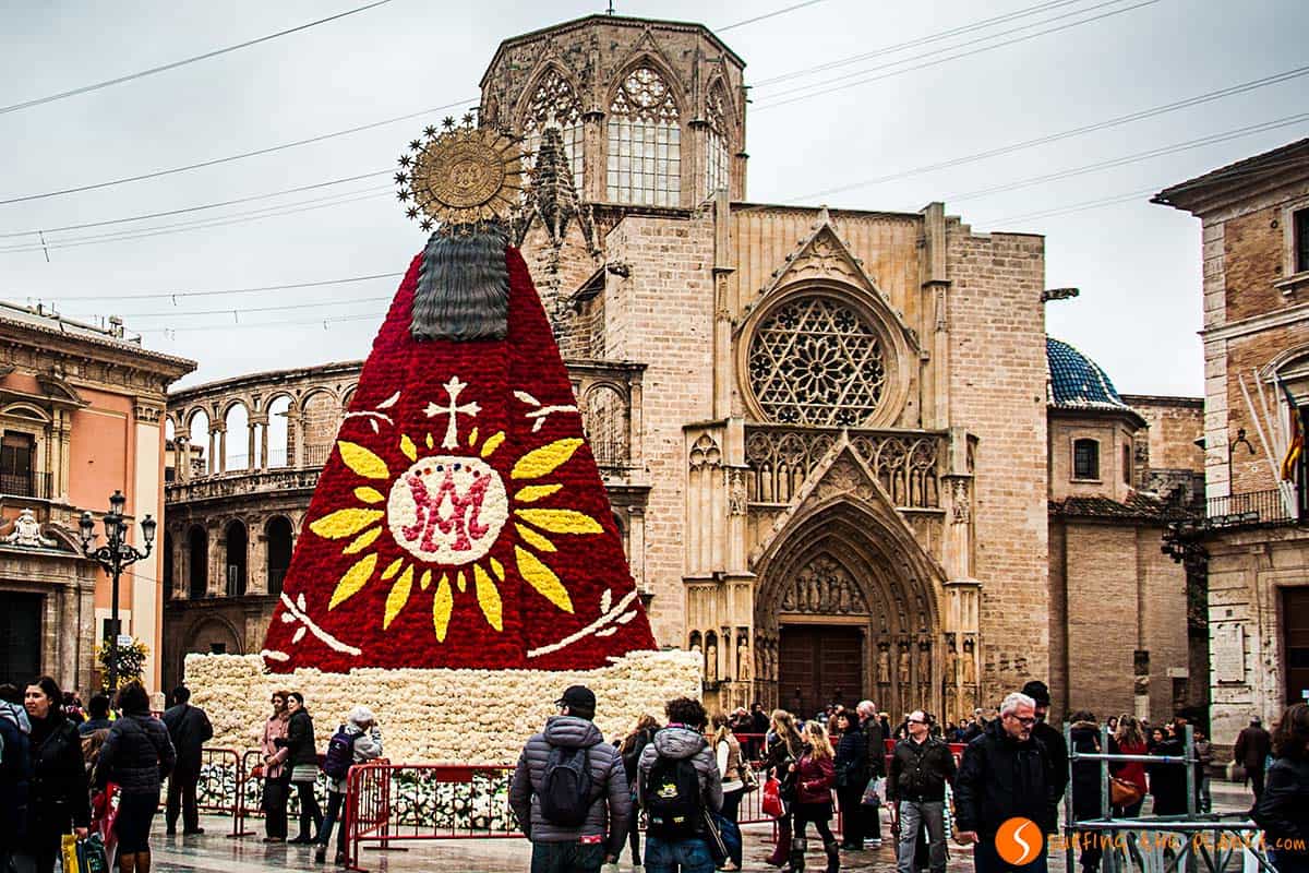 Fallas Festival in Valencia - Virgin Mary
