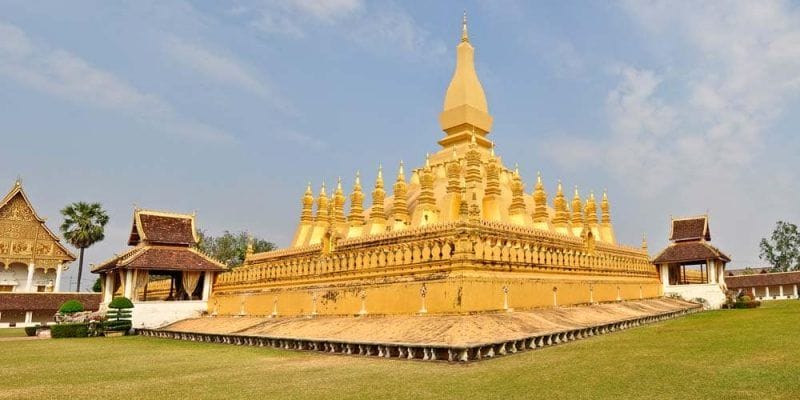 Monumento Nacional Vientiane en Laos