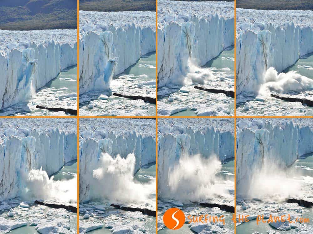 Ice detachment Perito Moreno