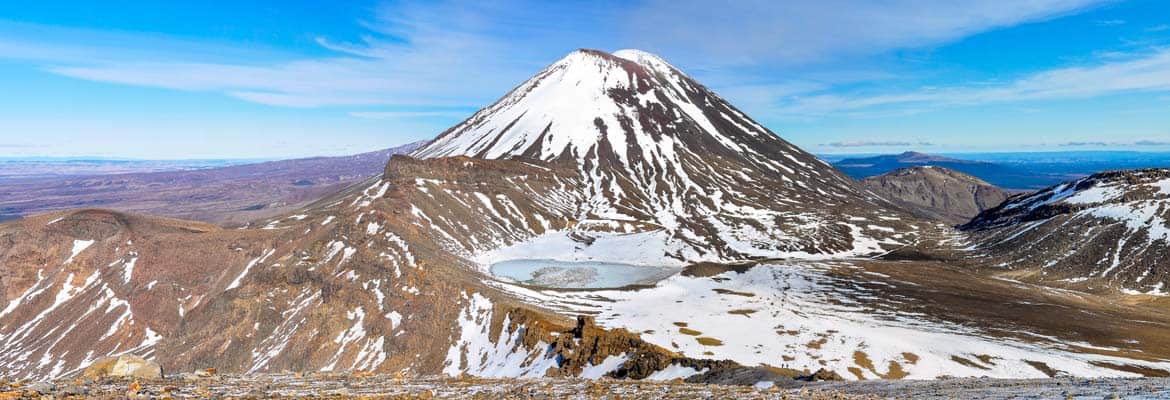 Cómo hacer el Tongariro Alpine Crossing en invierno
