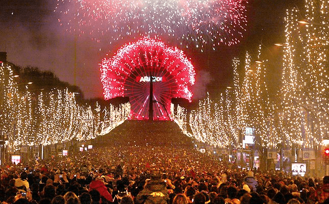 5 lugares donde pasar año nuevo Paris