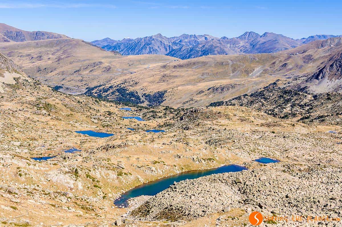 Vista de los lagos, Ruta dels Pessons | Fin de semana en Andorra