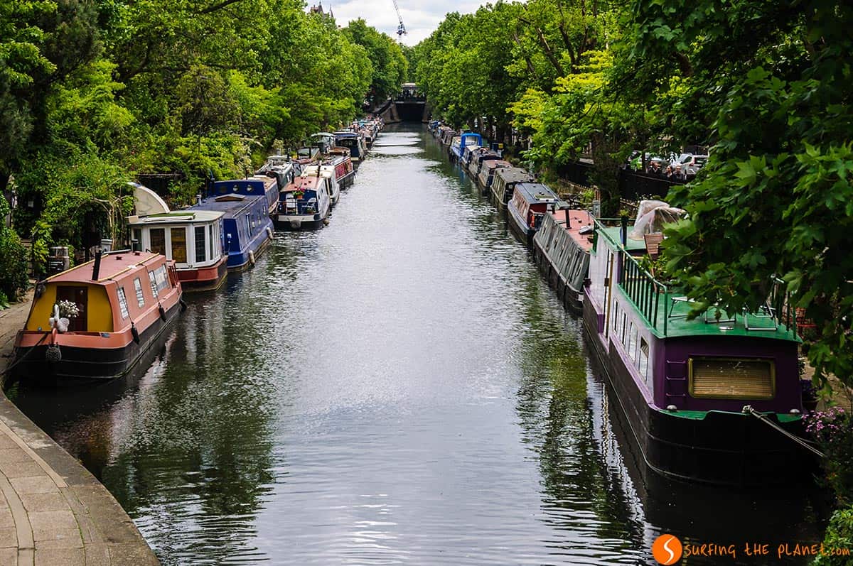 Canal en Little Venice, Londres | Fin de semana en Londres