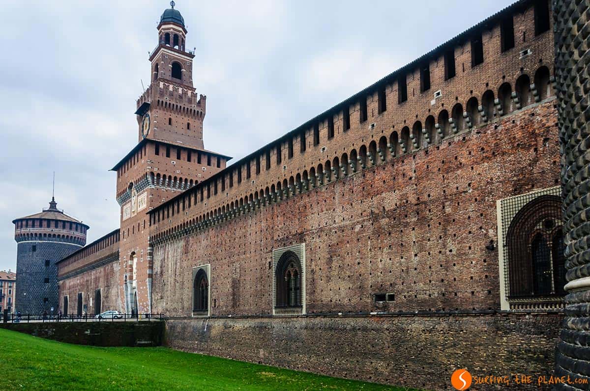 Castillo Sforza, Milan, Italia