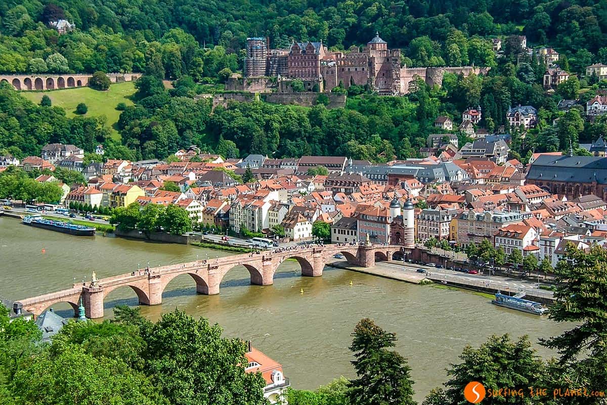 Vista Paseo Filósofos, Heidelberg, Alemania | Qué ver en Heidelberg en un fin de semana