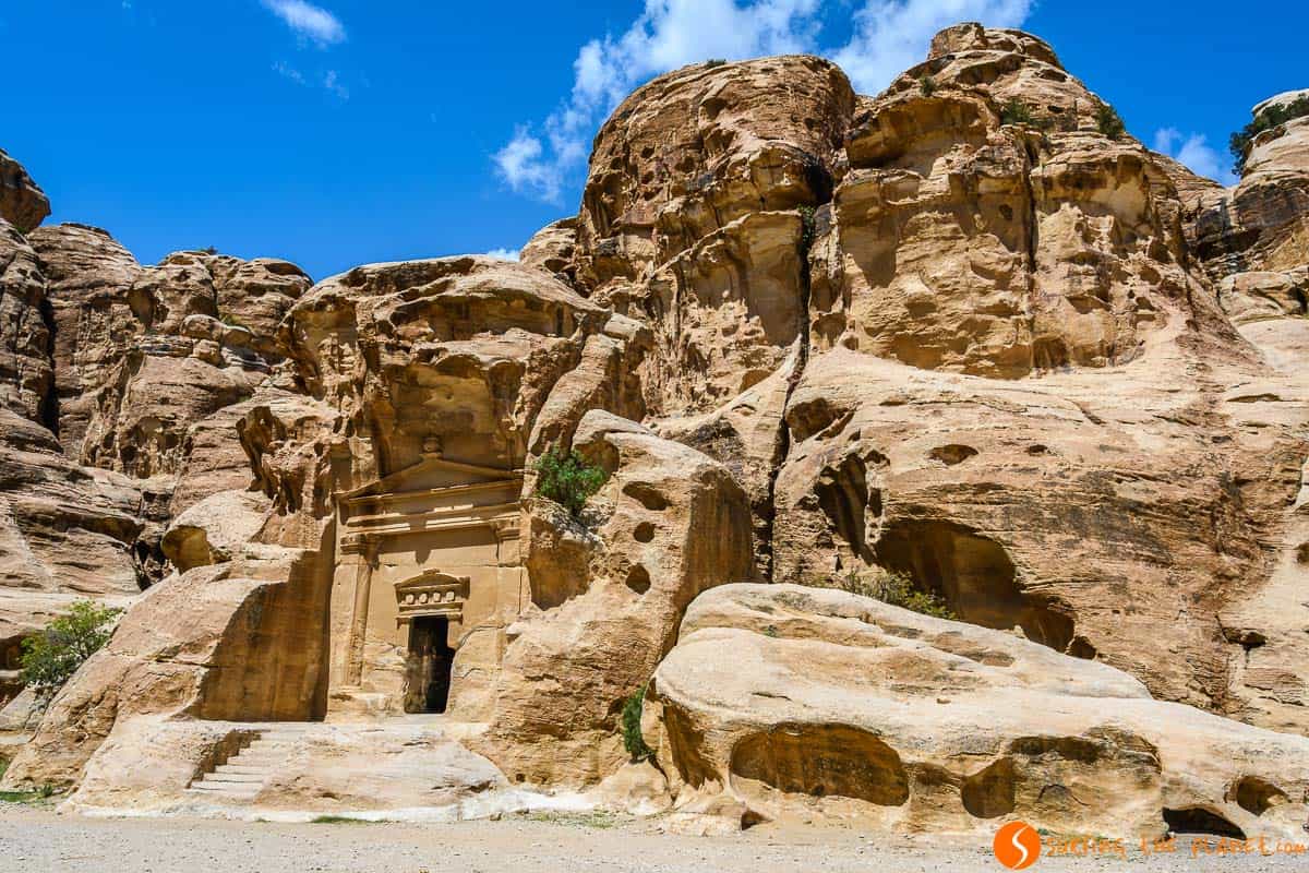 Templo, Little Petra, Jordania