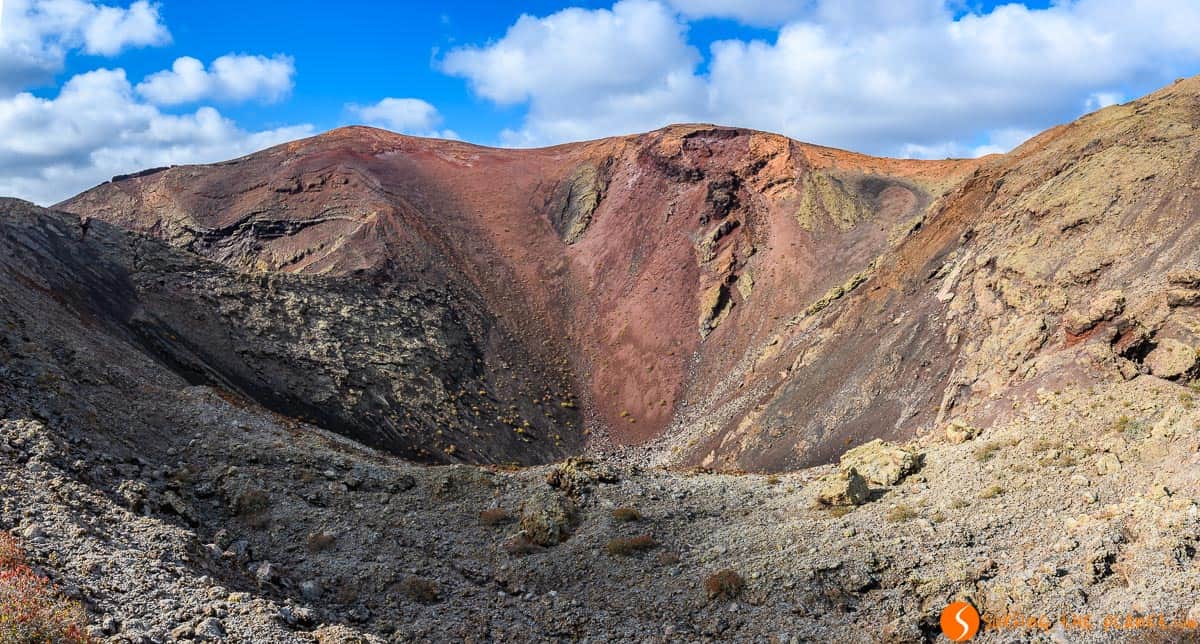 Cráter, Parque Nacional de Timanfaya, Lanzarote, Islas Canarias | Que hacer en Lanzarote 3 ó 4 días