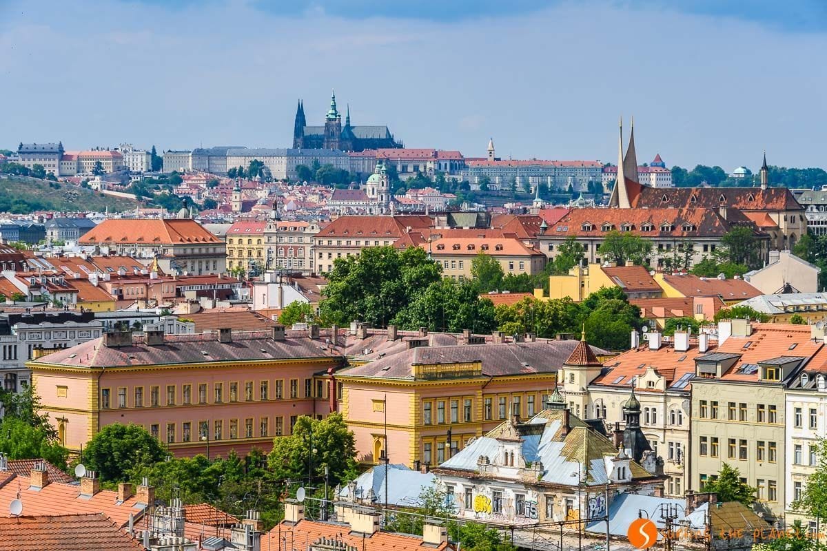 Vistas desde la Ciudadela de Vysehrad, Praga, República Checa