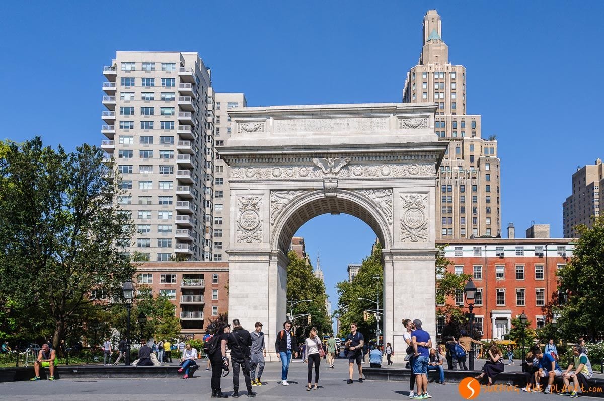 Arco, Washington Square Park, The Village, Nueva York, Estados Unidos | Ruta por los barrios de Nueva York