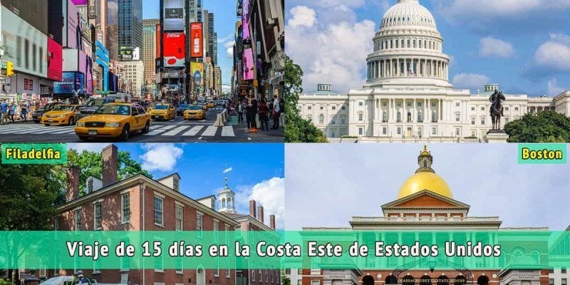 Viajar por la Costa Este de Estados Unidos | Viaje por Nueva York, Boston, Filadelfia y Washington