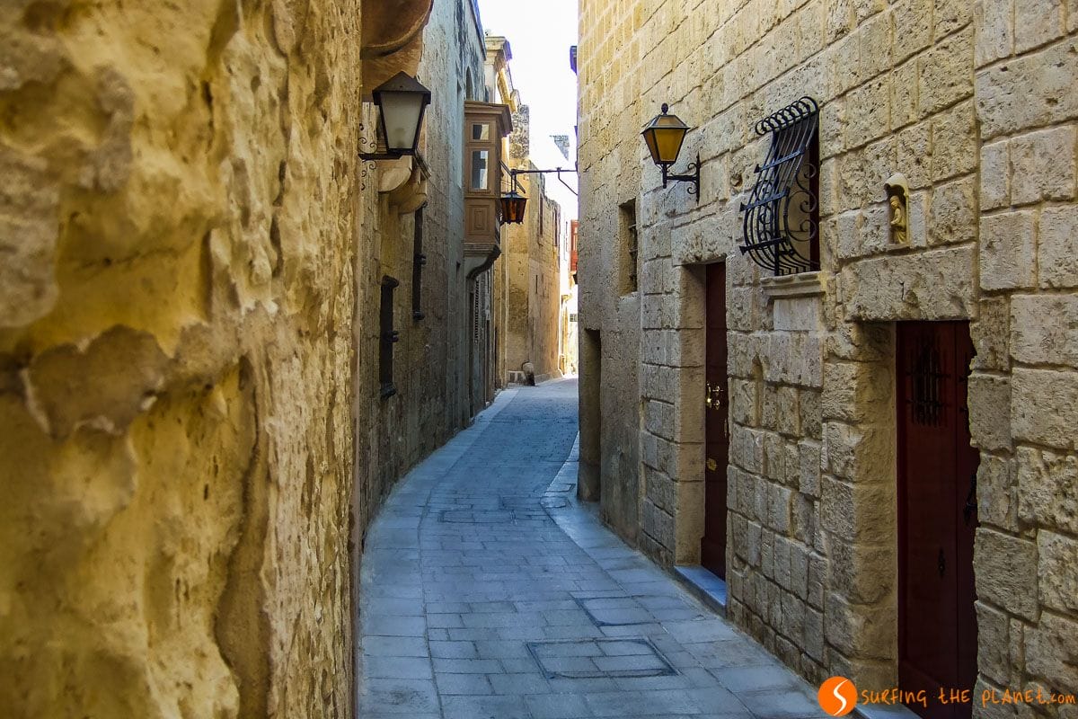 Calle medieval, Mdina, Malta