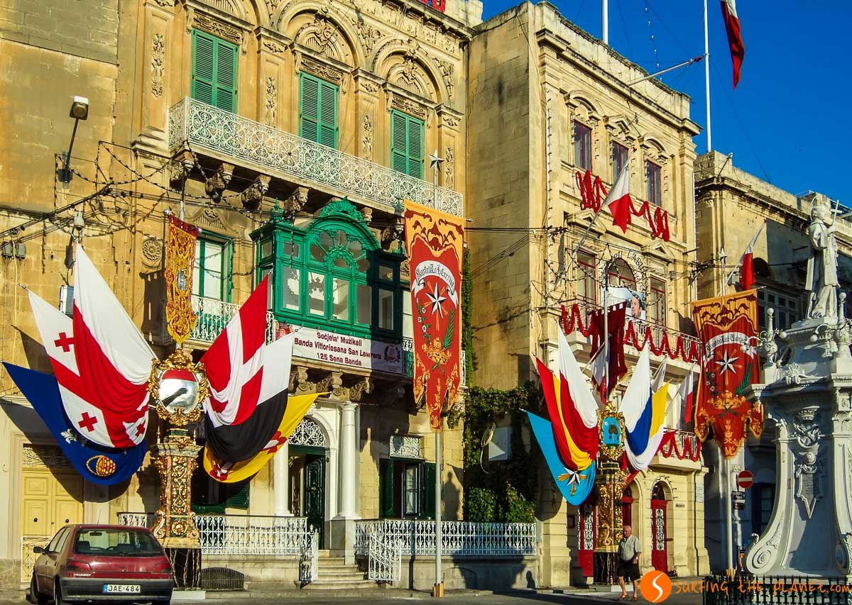 Edificio típico de tres ciudades, Malta
