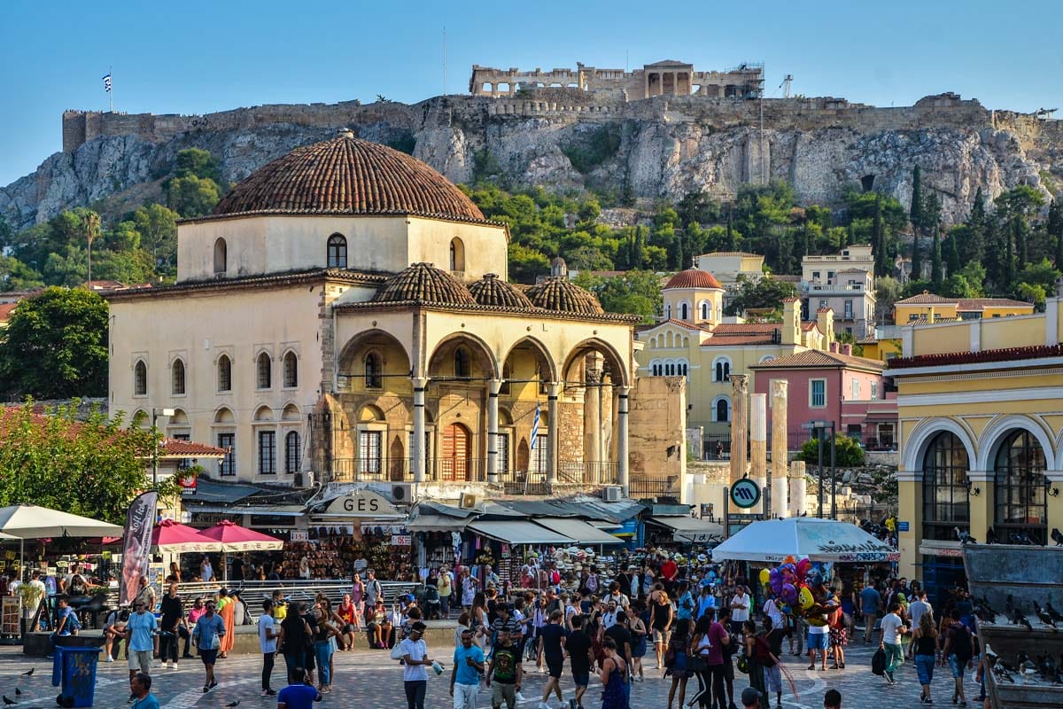 Barrio de Monastiraki, Atenas, Grecia