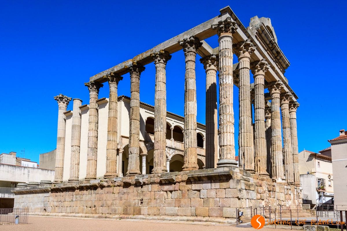 Templo de Diana, Mérida, Badajoz, Extremadura | Que visitar en Extremadura