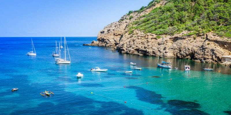 Paseo en barco, Ibiza, Baleares