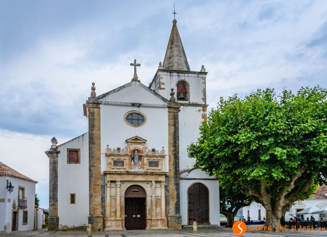 Exterior, Iglesia de Santa María, Óbidos, Portugal | Que visitar en Óbidos