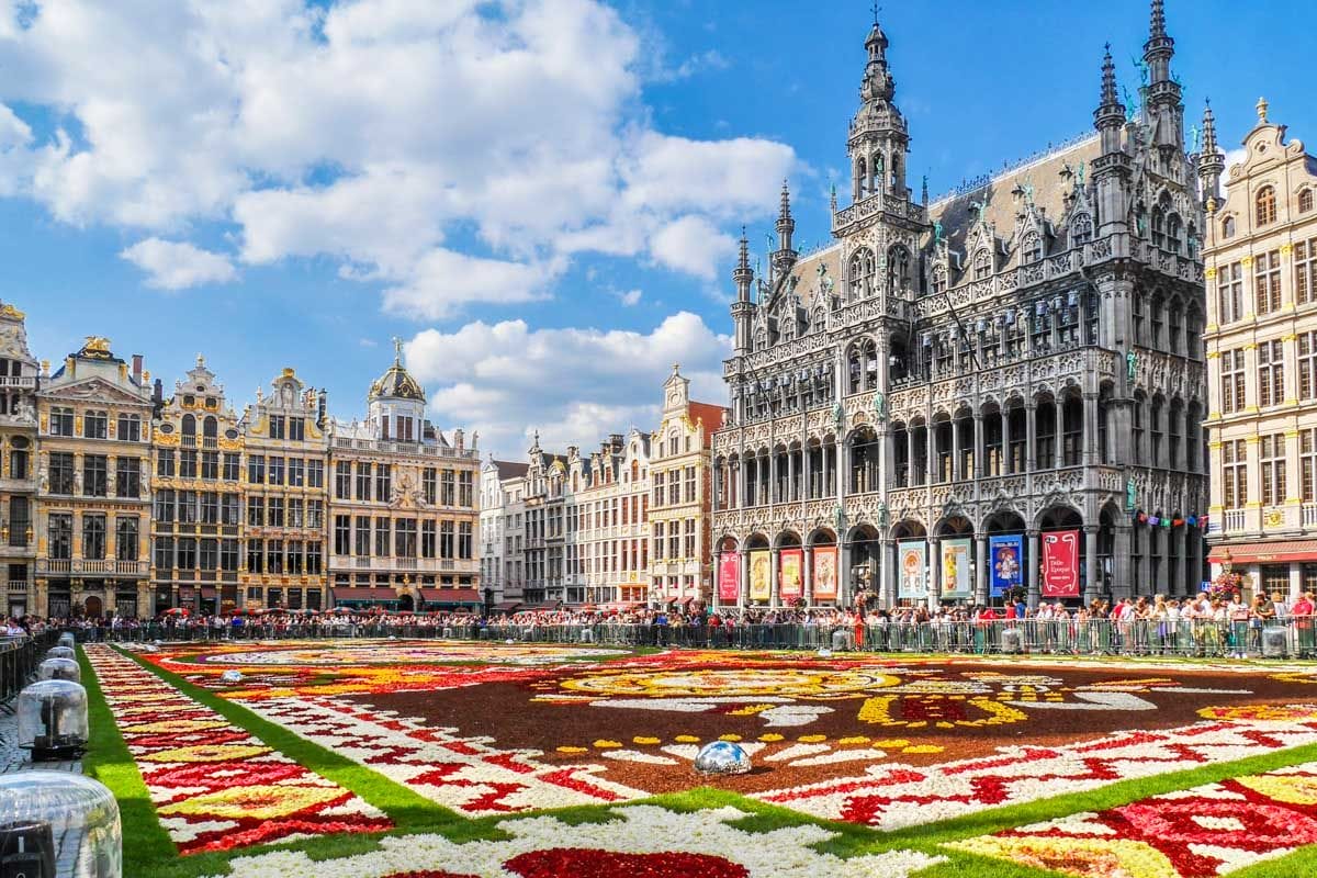 Flores, Grand Place, Bruselas, Bélgica | Que visitar en Bruselas